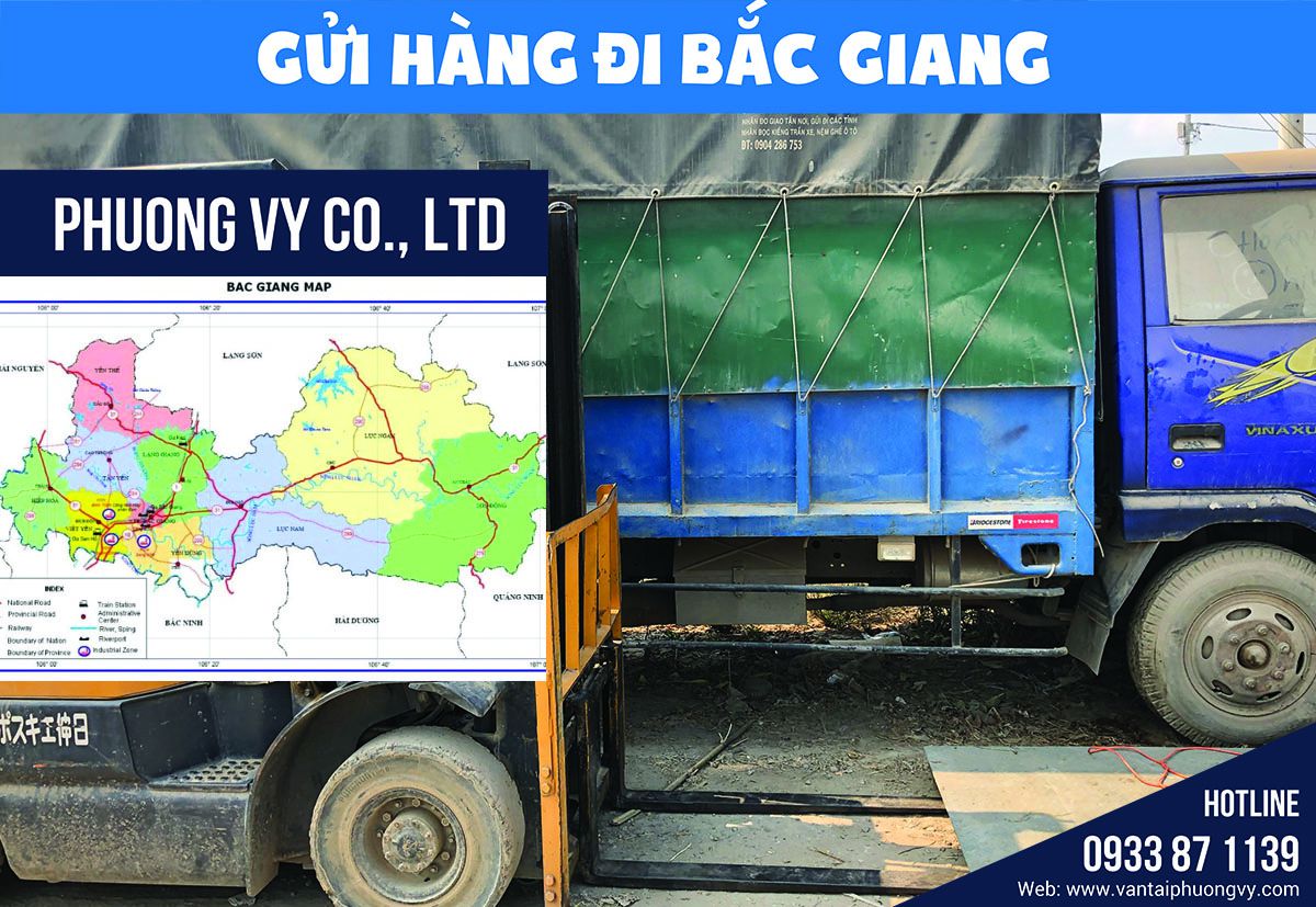 Chành xe gửi hàng đi Bắc Giang
