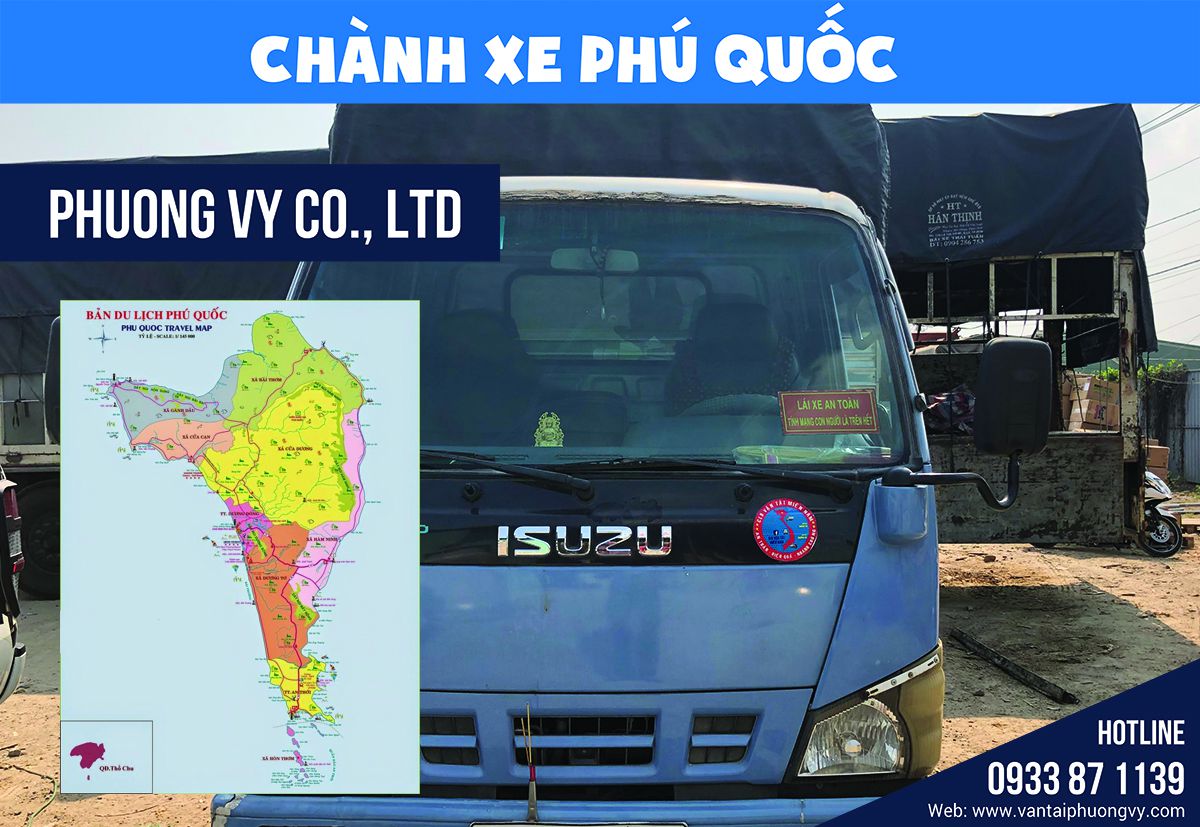 Chành xe gửi hàng đi Phú Quốc