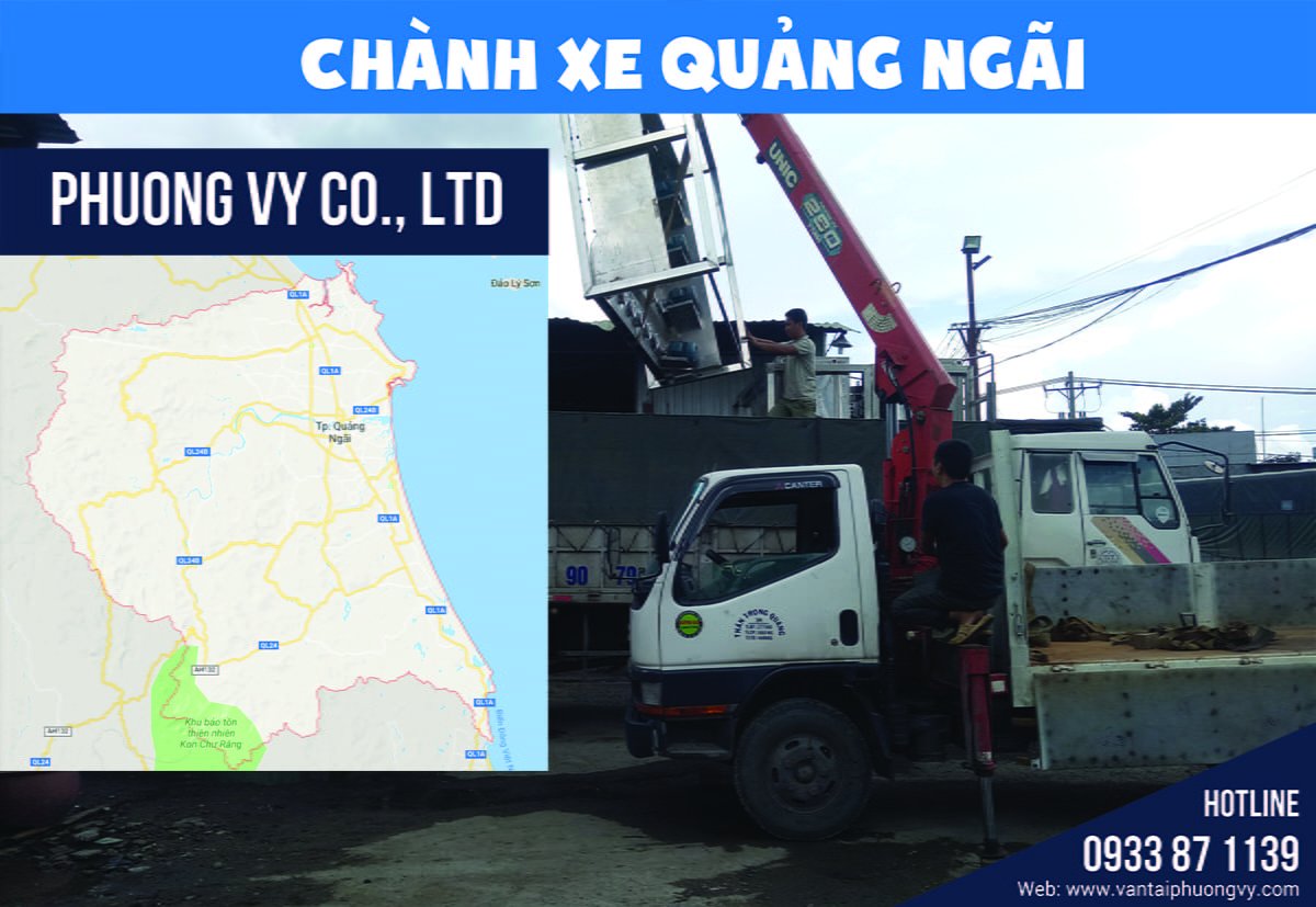 Chành xe chuyển hàng về Quảng Ngãi