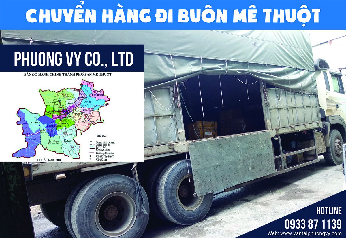 Chành xe chuyển hàng đi Buôn Mê Thuột