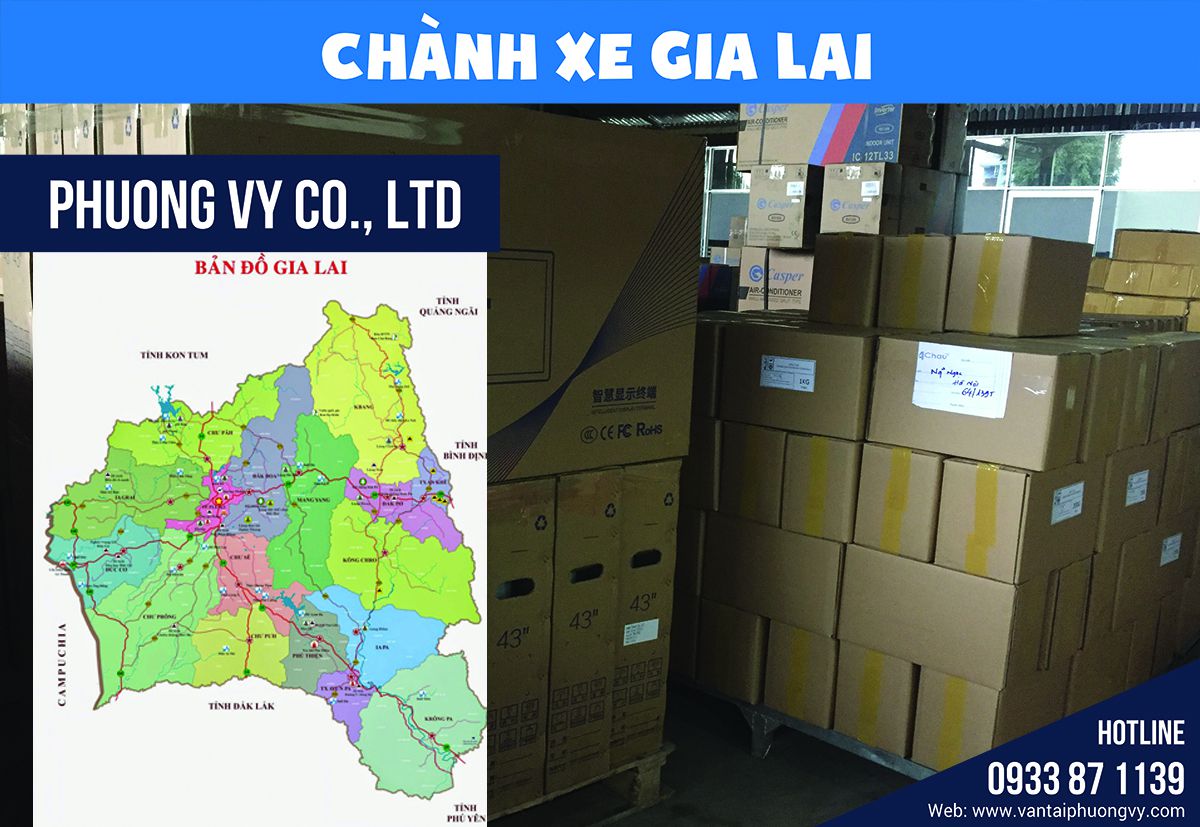 Chành xe gửi hàng đi Gia Lai