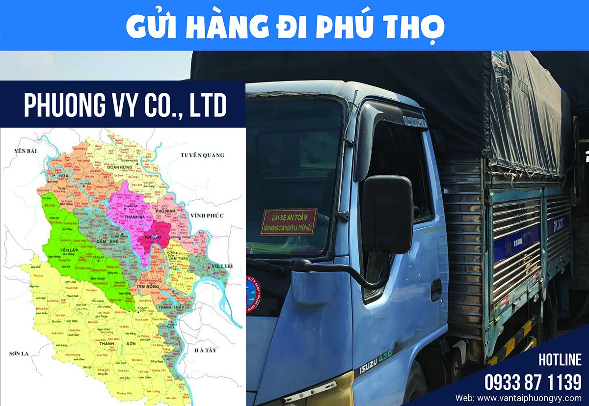 Chành xe gửi hàng đi Phú Thọ