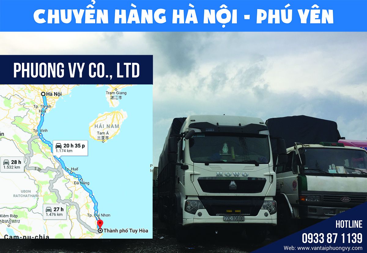 Dịch vụ gửi hàng từ TPHCM & Hà Nội đi Phú Yên