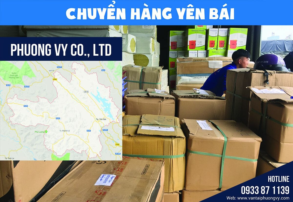 Chành xe gửi hàng đi Yên Bái