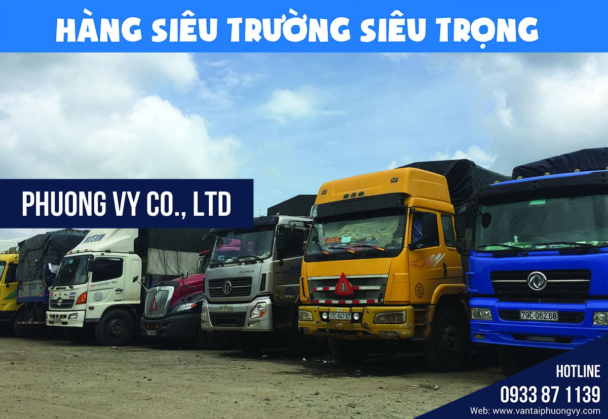 Dịch vụ vận chuyển hàng siêu trường siêu trọng