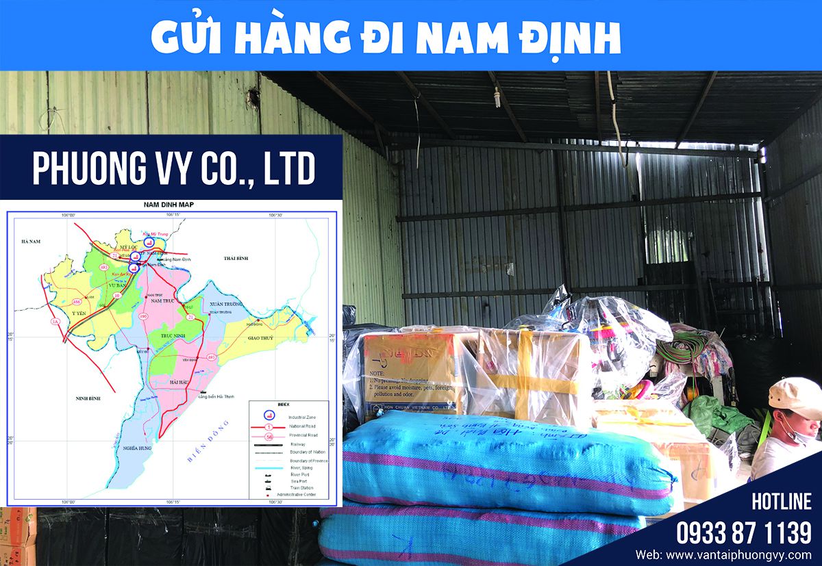 Chành xe gửi hàng đi Nam Định