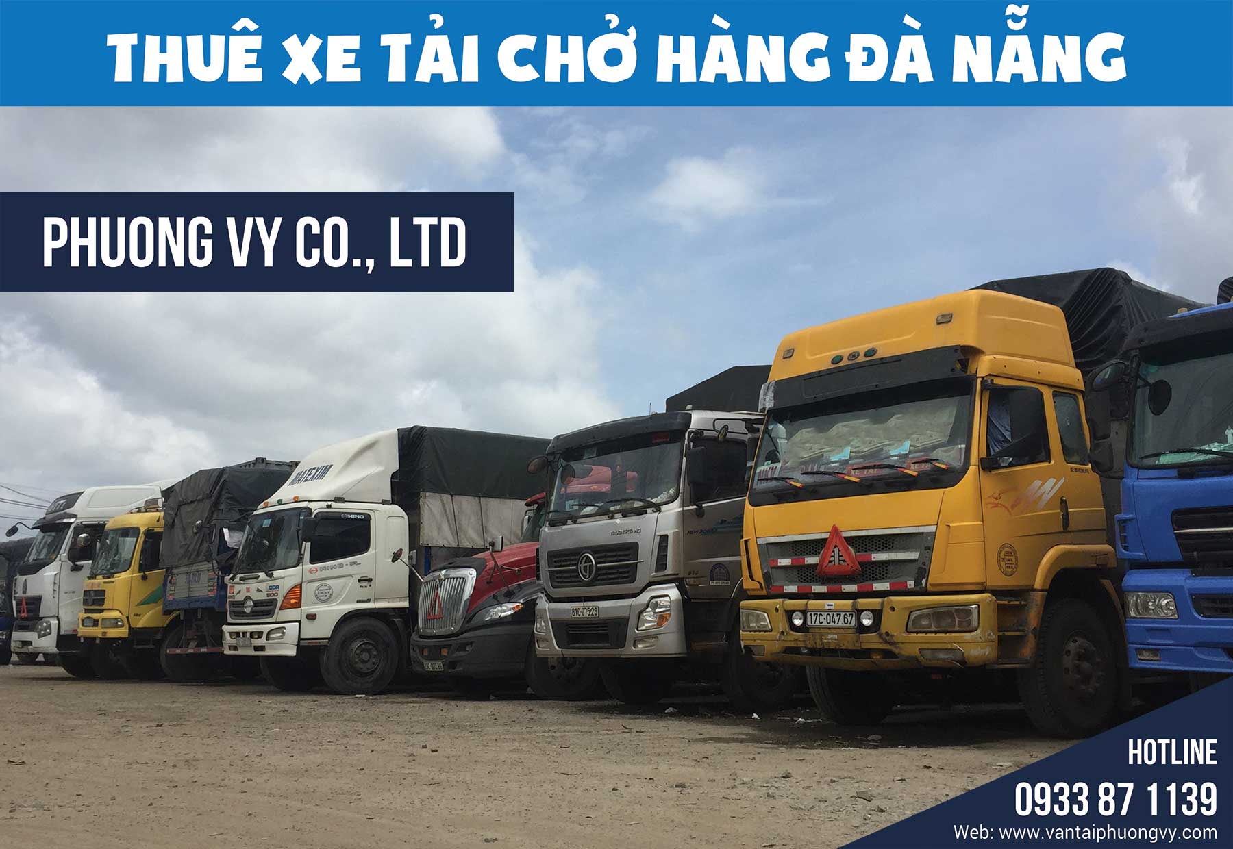 Cho thuê xe tải chở hàng tại Đà Nẵng | Vận Tải Phương Vy