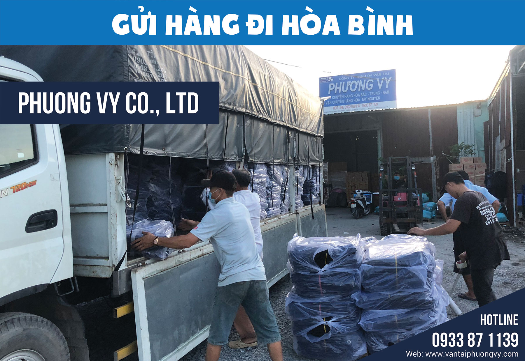 Vận chuyển gửi hàng đi Hòa Bình